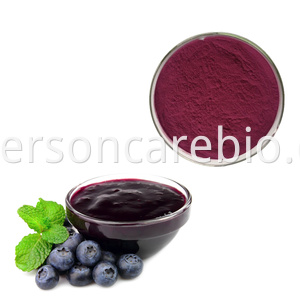 乾燥ブルーベリーパウダーをフリーズします HERSONCARE Blueberry Powder Packaging